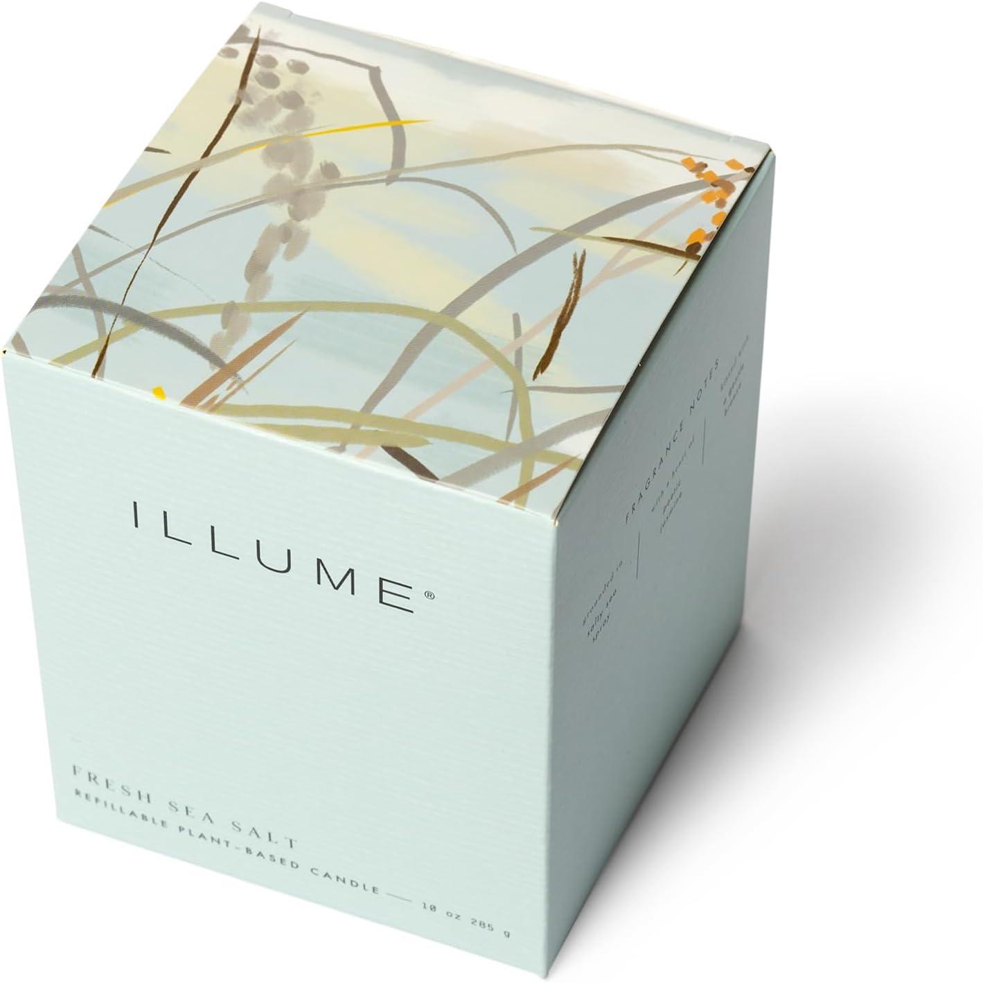 ILLUME Beautifully Done Essentials Fresh Sea Salt Statement Glass Scented Candle