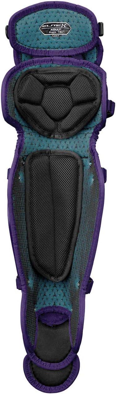 Easton Elite X Baseball Intermediate Catcher's Box Set | Purple | INTERMEDIATE