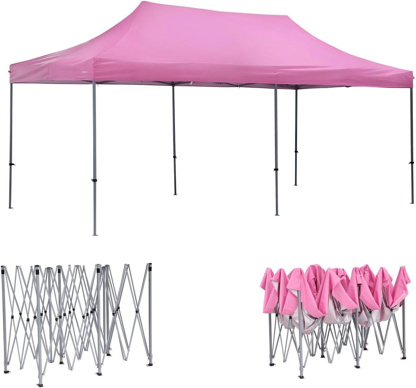 HYD-Parts 10x20 Feet Pop Up Canopy Tent Frame Replacement, Only Frame