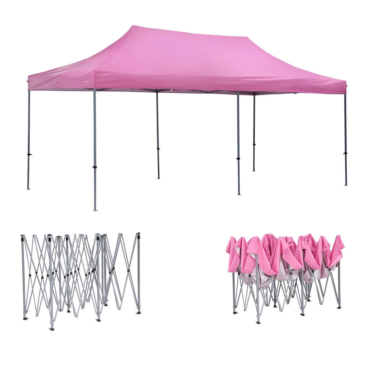 HYD-Parts 10x20 Feet Pop Up Canopy Tent Frame Replacement, Only Frame