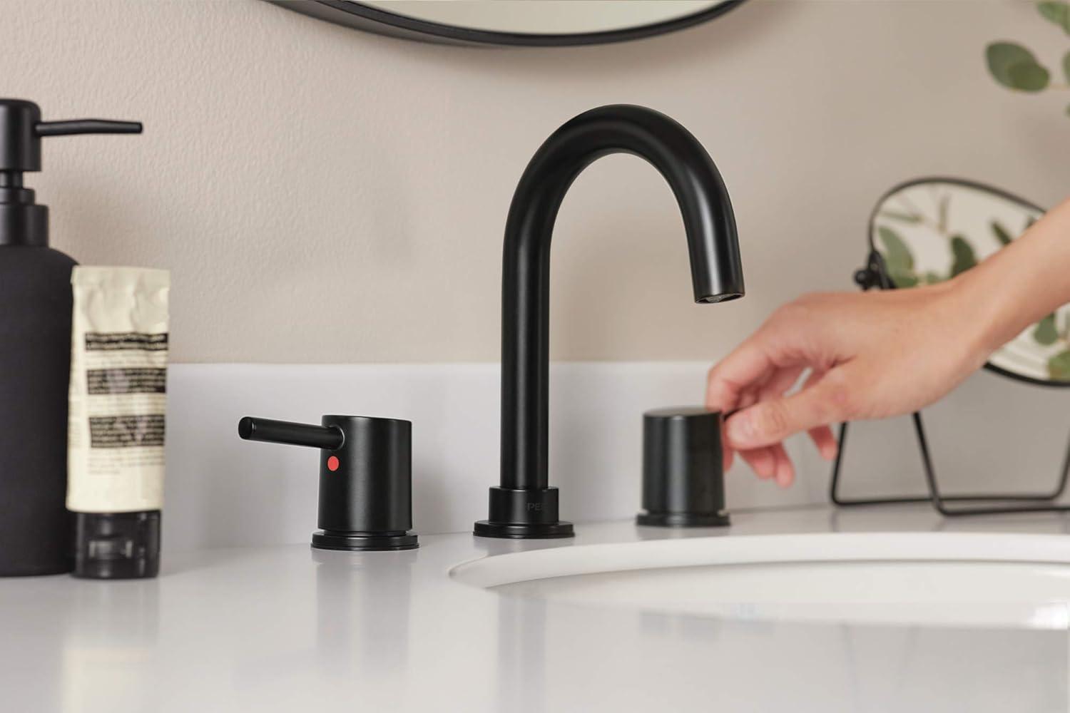 Precept Widespread 2-handle Bathroom Faucet with Drain Assembly