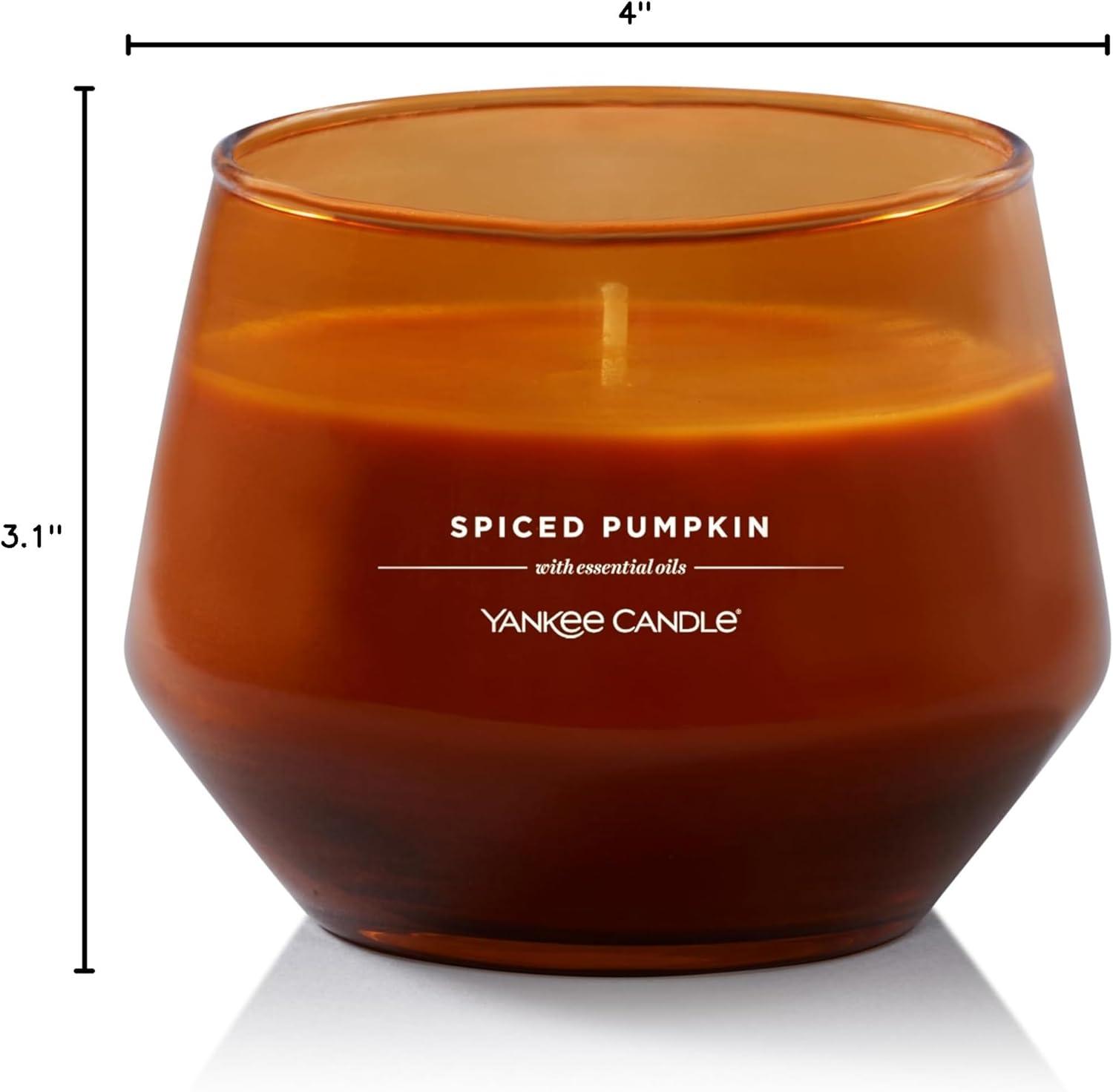 Yankee Candle Spiced Pumpkin Studio Collection Jar Candle, 10 oz