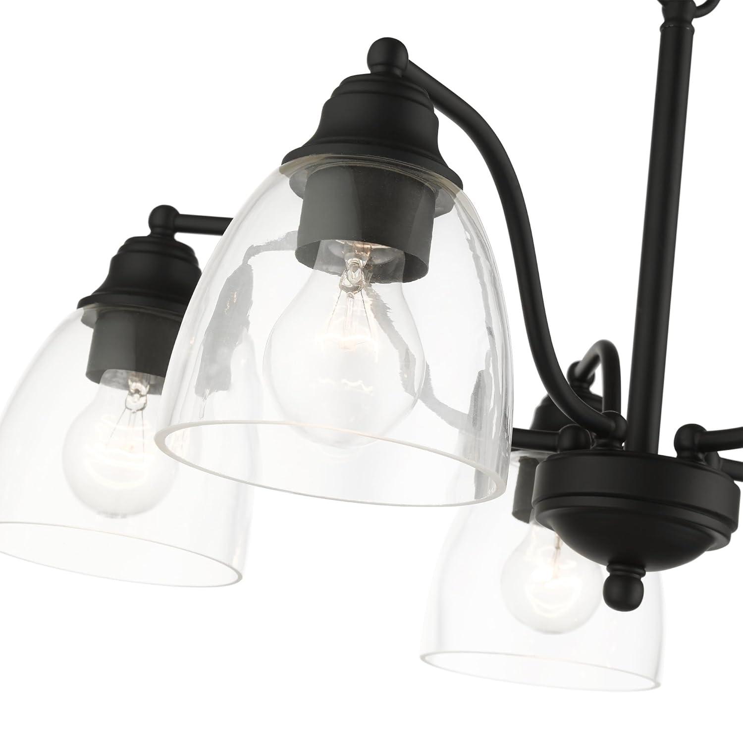 Livex Lighting Montgomery 5 - Light Chandelier in  Black