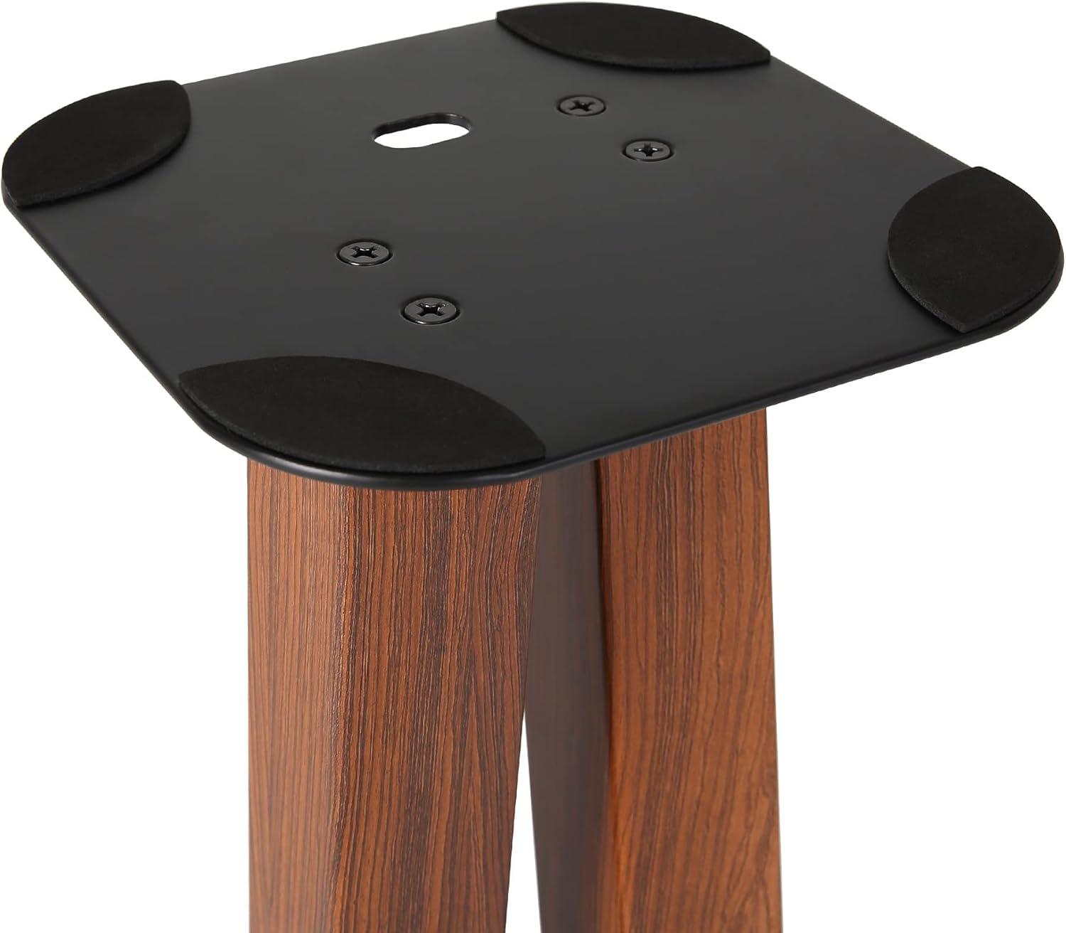EXIMUS One Pair Fixed Height Universal Speaker Floor Stands - Cedar - 600 Series