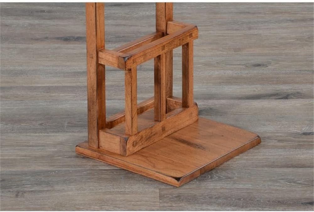 Sunny Designs Sedona 12.5" Traditional Wood Sofa Mate Table in Rustic Oak