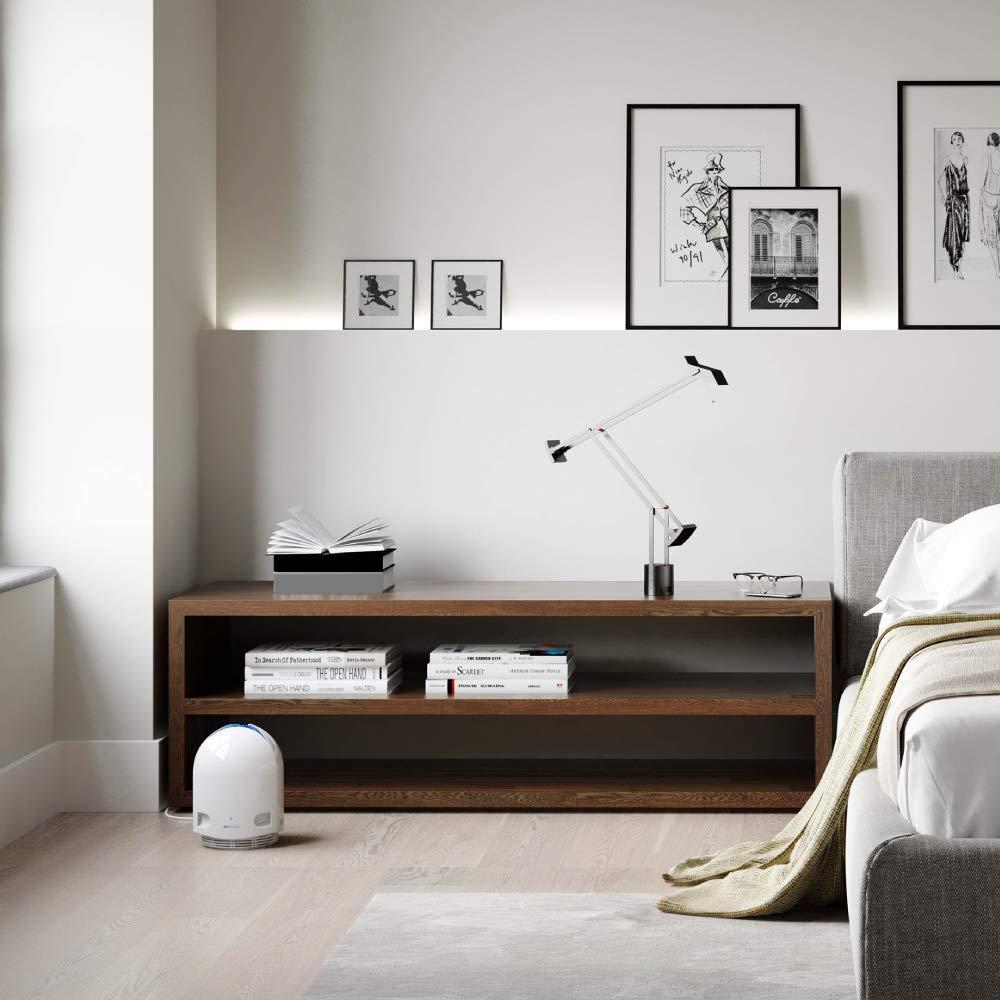 550 sq. ft, Filter-Free Technology, Patented Thermodynamic TSS Air Purifier, White, Destroys Mold, Silent Operation