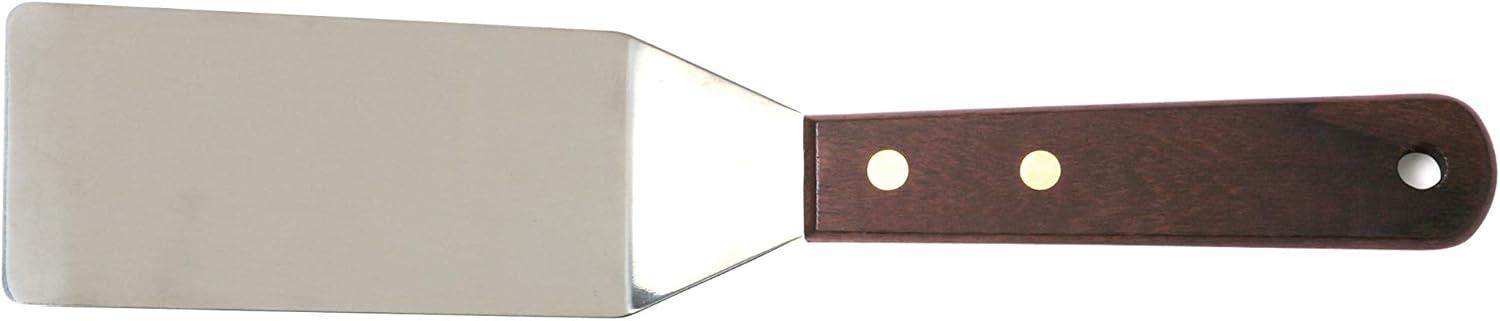 Norpro 1169 Stainless Steel Server/Spatula with Wood Handle, 10in/25.5cm, As Shown