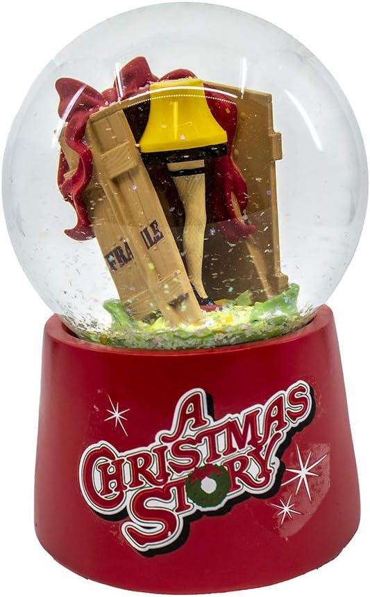 Red Musical Leg Lamp Christmas Story Water Globe