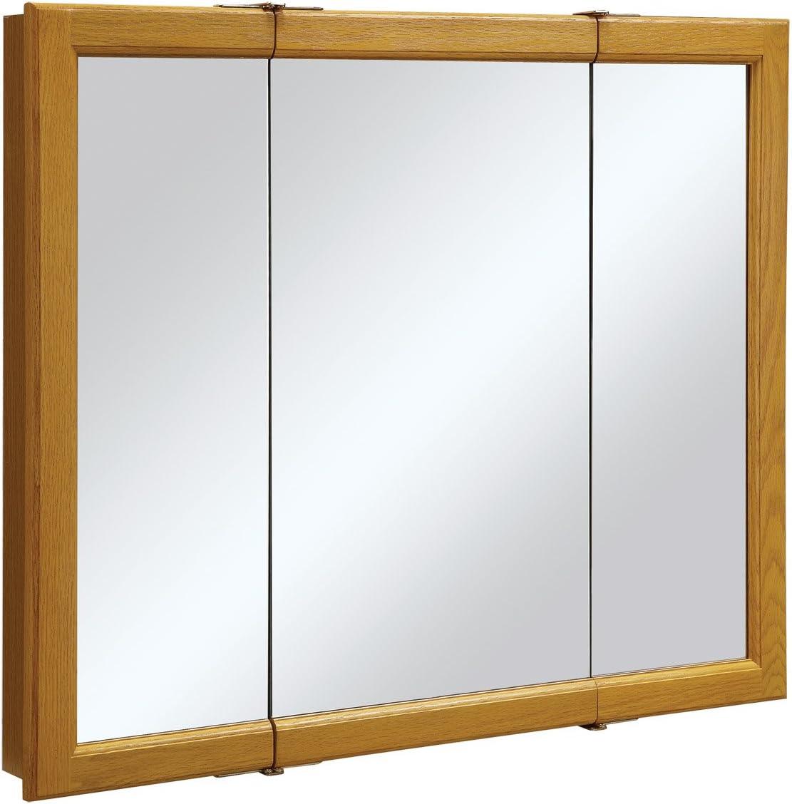 Claremont Wood Medicine Cabinet in Honey Oak 36-Inch