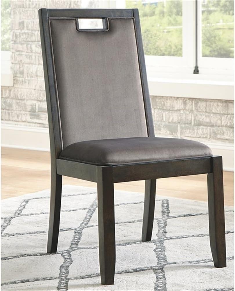 AYFDEGT Hyndell Modern Upholstered Dining Chair    Gray