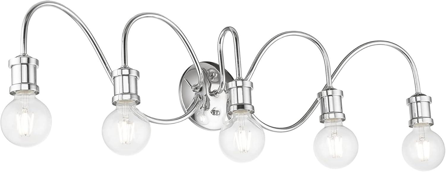 Livex Lighting Lansdale 5 - Light Vanity in  Polished Chrome