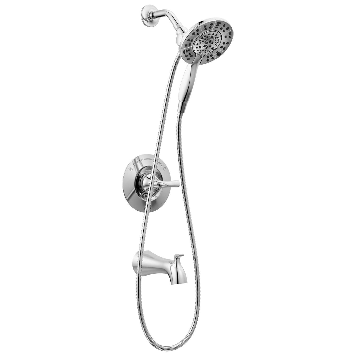 Arvo Single-Function Tub Shower Faucet Set, Shower Trim Kit with In2ition Shower Head and Valve