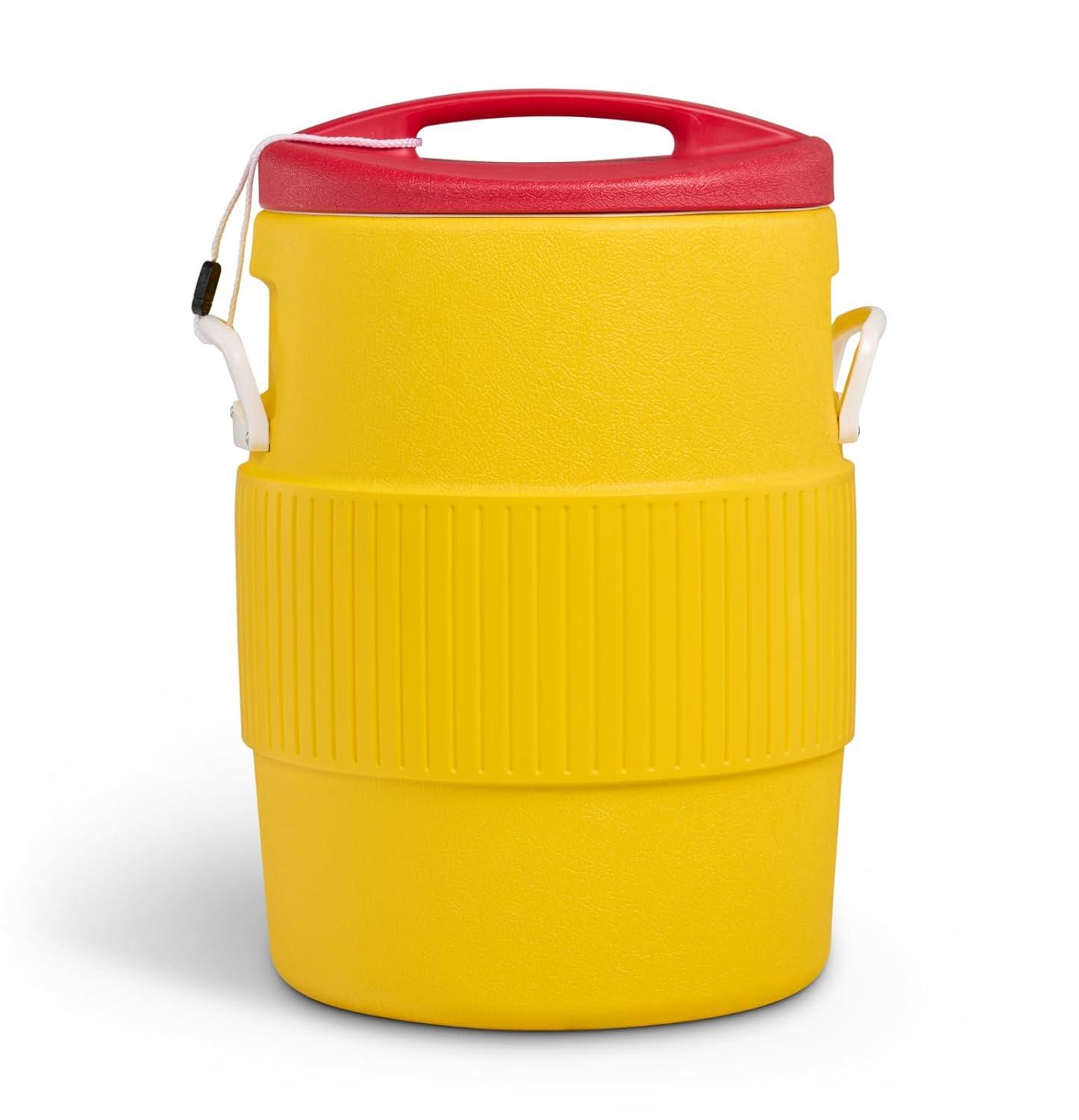 385-4101 400 Series Coolers, 10 gal, Red/Yellow