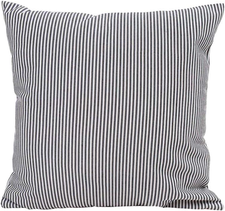 Gingham Check Kitchen Tabletop Bed Plaid Cotton Pillow Cover