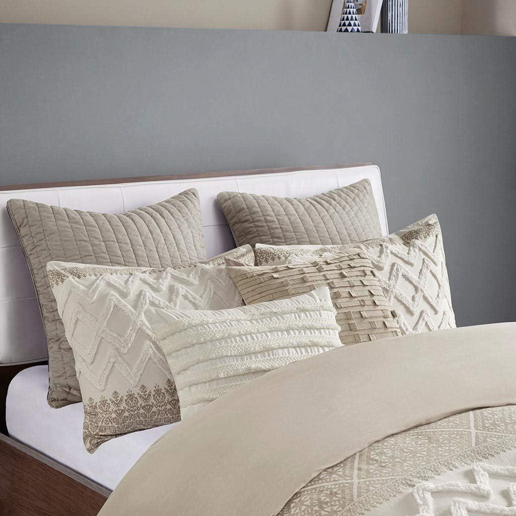 INK+IVY Mila 3 Piece Cotton Comforter Set with Chenille Tufting