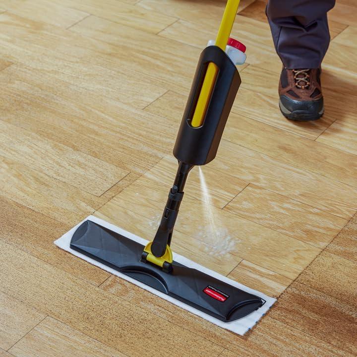 Rubbermaid Commercial Products Disposable Microfiber Pads, 8-Pack (Pads Only)