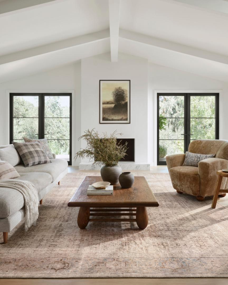 Georgie Oriental Ocean/Sand Area Rug