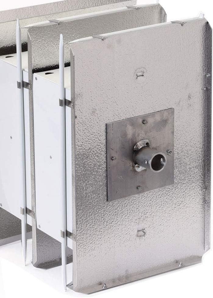 Birds Choice 20" Silver Purple Martin House Watersedge Suites: Aluminum, Weather-Resistant, Pole Mount