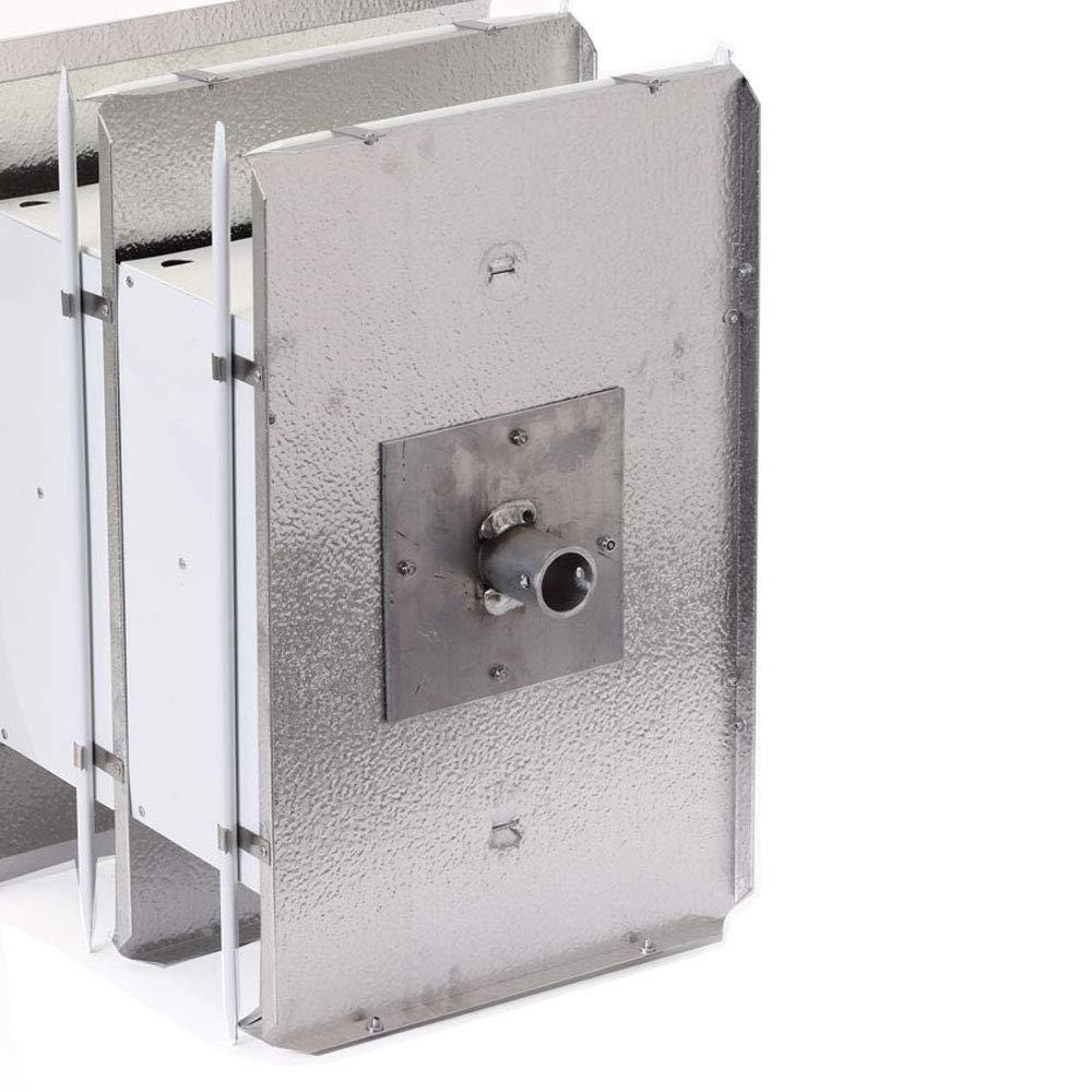 Birds Choice 20" Silver Purple Martin House Watersedge Suites: Aluminum, Weather-Resistant, Pole Mount