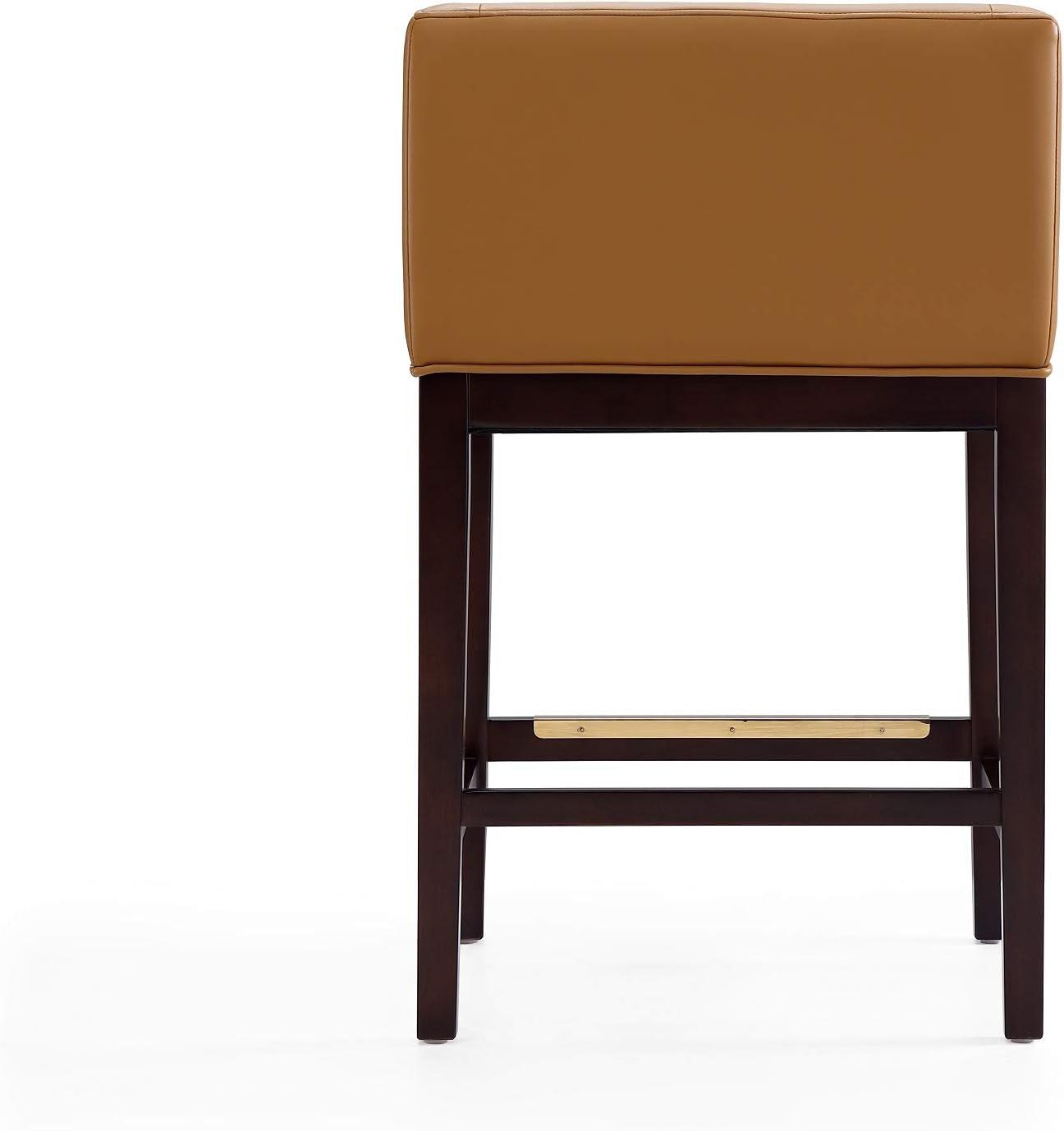 Kingsley Beech Wood Counter Height Barstool - Manhattan Comfort