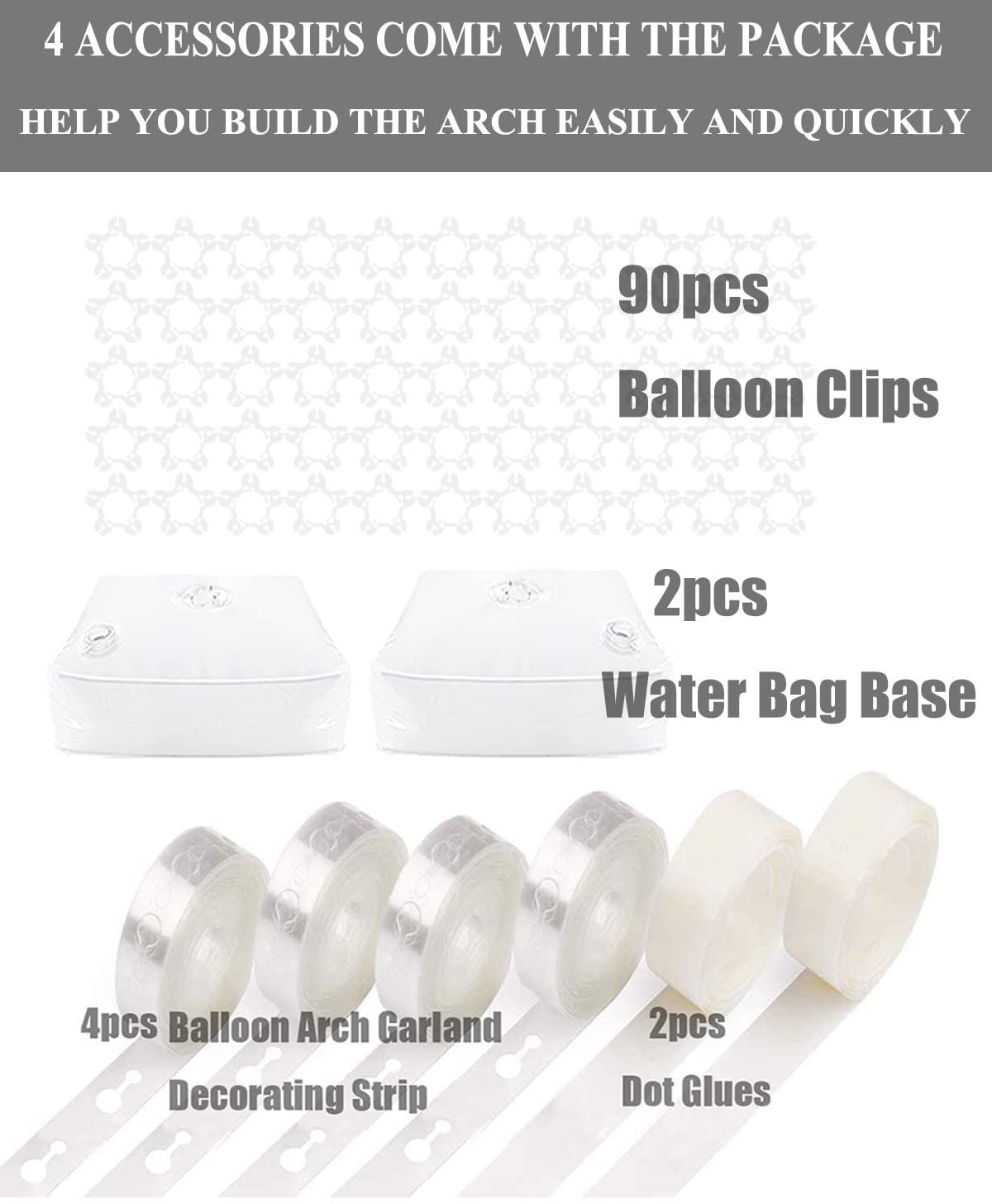 LANGXUN Heavy Duty Metal Square Backdrop Stand Arch for Wedding Birthday Graduation Decorations, Ceremony Reception, Event Party Supplies, Baby Shower Photo Booth Background Supplies (Black)