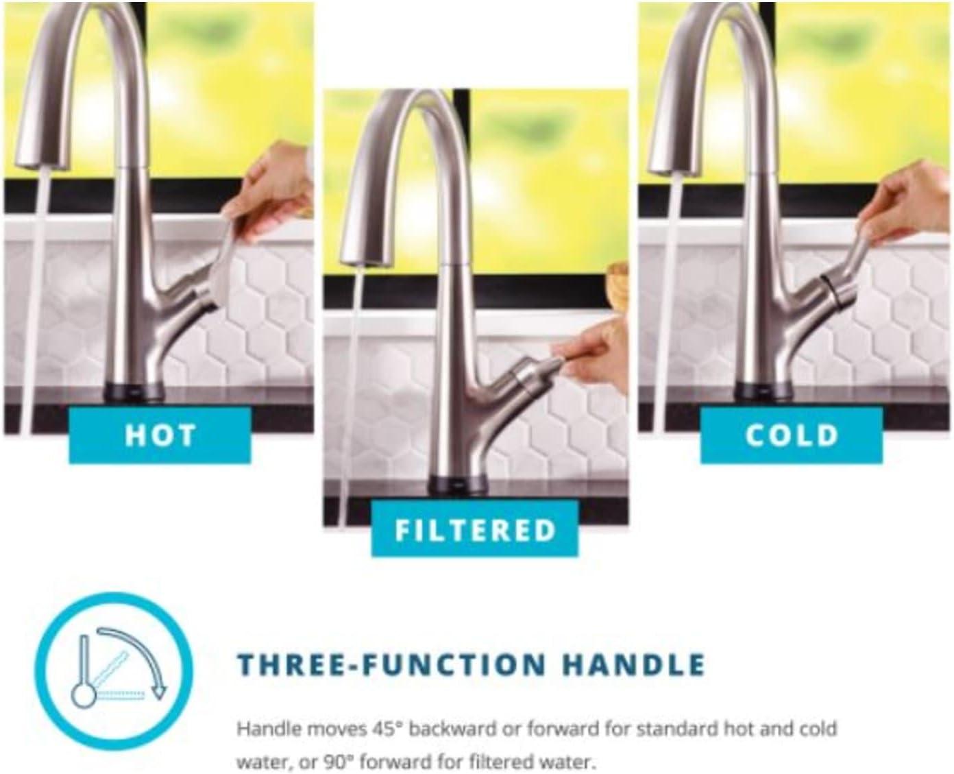 Avado Pull Down Single Handle Kitchen Faucet