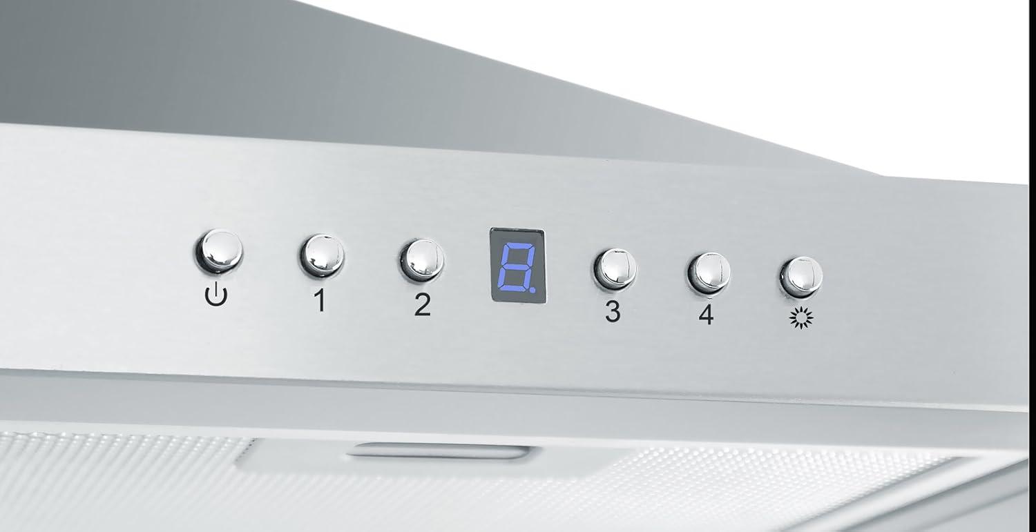 ZLINE 36 in. Convertible Vent Wall Mount Range Hood in Stainless Steel & Glass (KZ-36)