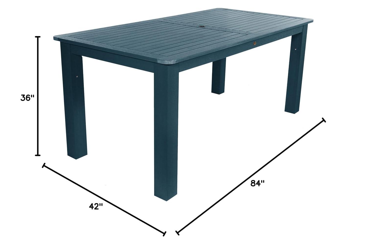 Highwood 42" x 84" Rectangle Dining Table - Counter Height, Outdoor, Eco-friendly, Synthetic Wood