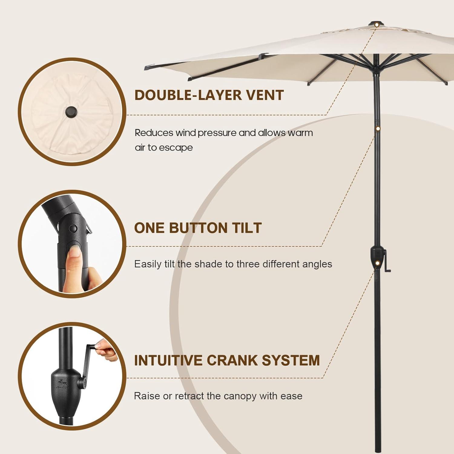 Lyon 108" Market Umbrella