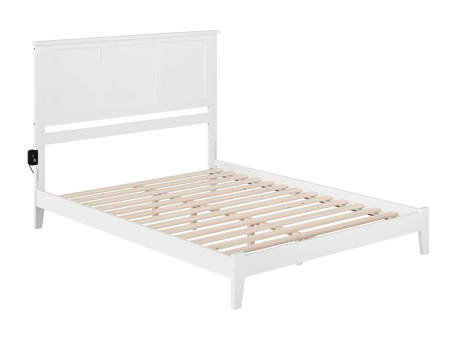 AFI Furnishings Madison Low Profile Platform Bed Q WH