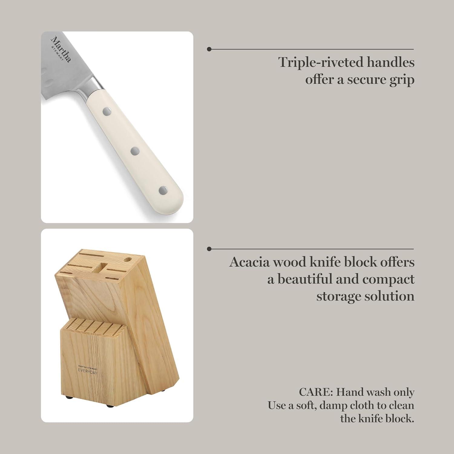 Martha Stewart 14 Piece Knife Block Set & Reviews | Wayfair