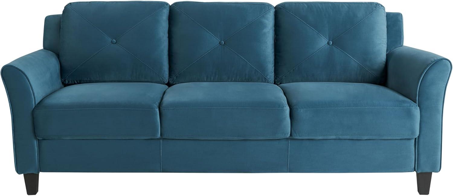 Lifestyle Solutions Harper Sofa Blue Velvet