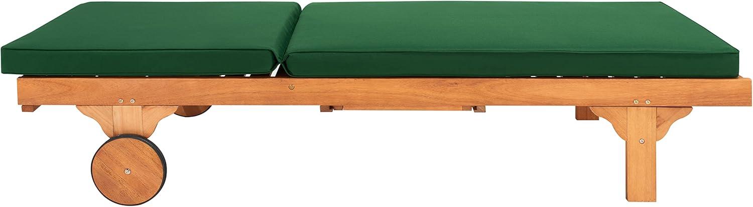 Newport Lounge Chair - Outdoor - PAT7022 - Natural/Green -Safavieh
