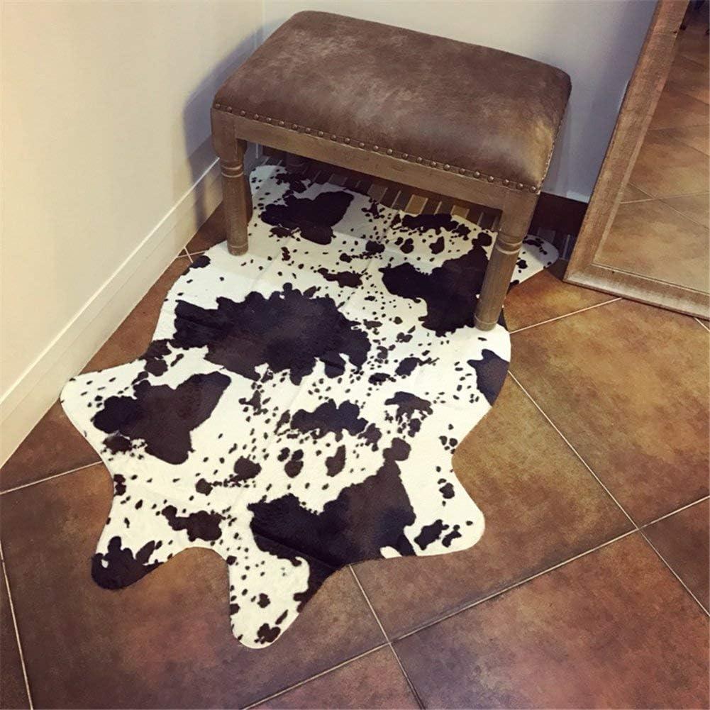 MustMat Cute Faux Zebra Print Throw Rug Perfect for Office/Kids Room/Under Tables/Smaller Area 3.6x2.3 Feet