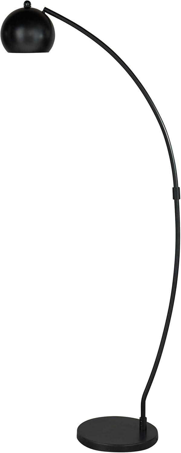 Culberson 58.75'' Black Arched Floor Lamp