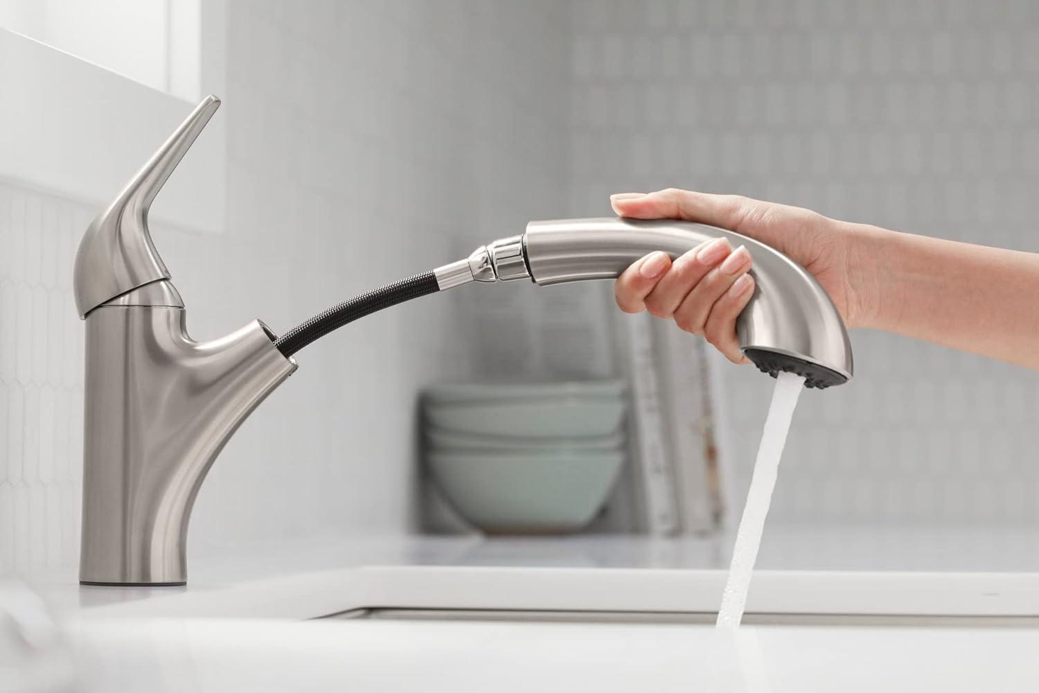 Jolt Single-Handle Pull-Out Kitchen Sink Faucet With Two-Function Sprayhead