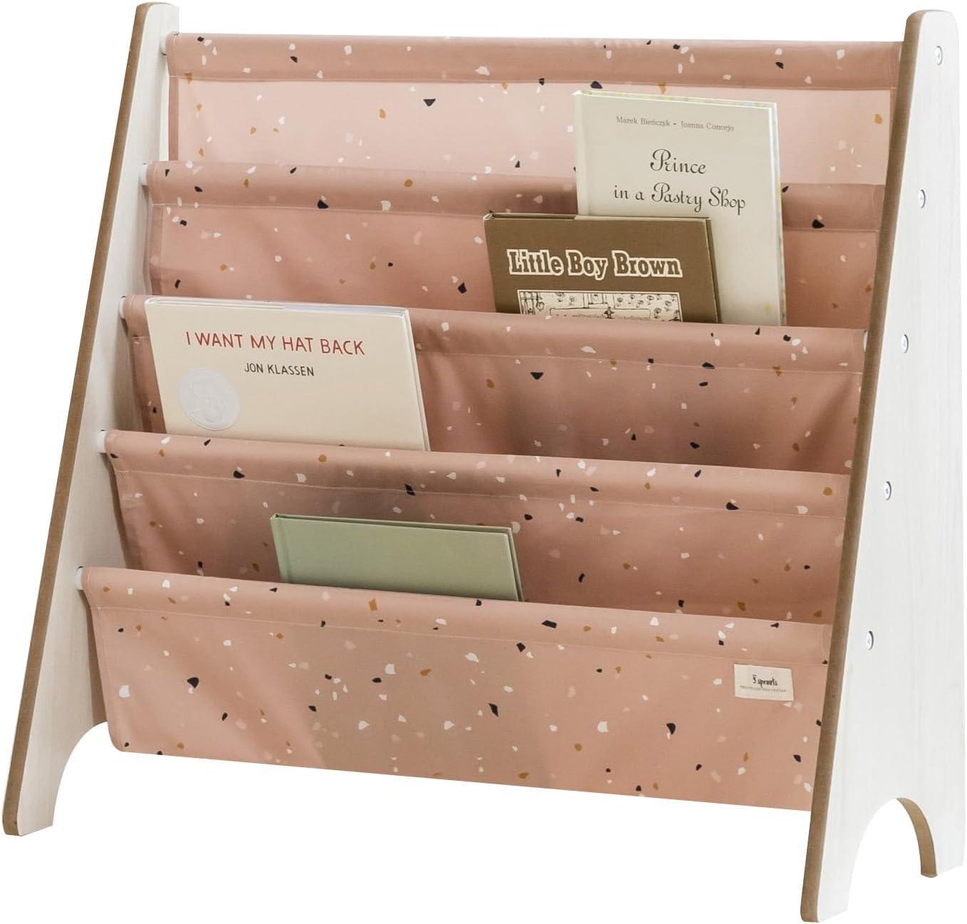 3 Sprouts - Book Shelf - Kids Book Rack Organizer  - Baby Room Bookcase