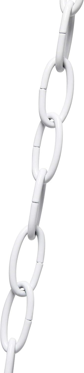 Elegant Designs 2-Light Kitchen Pot Rack with Downlights White