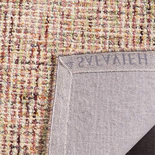 Abstract ABT468 Handmade Indoor Area Rug - Black/Ivory - 9'x12' - Safavieh