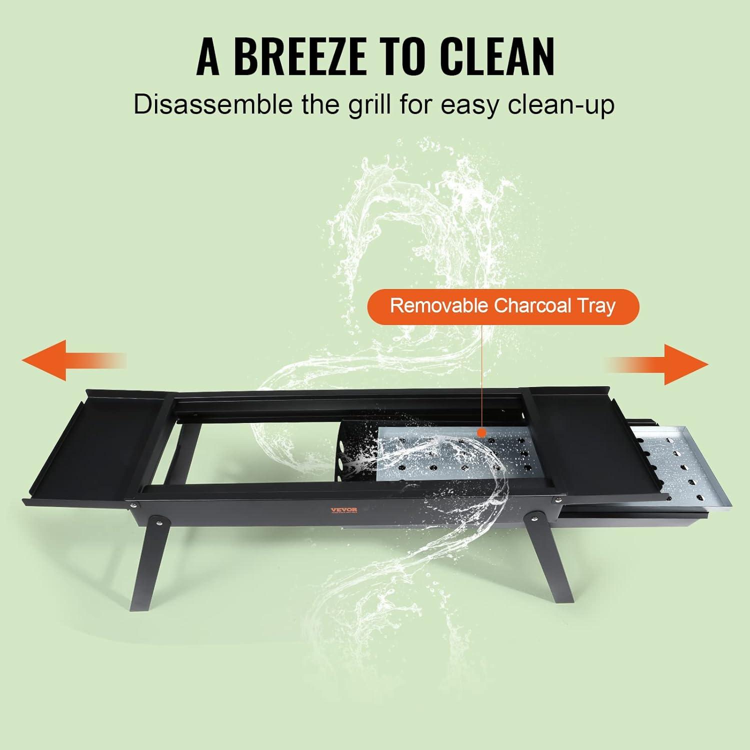 VEVOR VEVOR 33.5'' W Portable Charcoal Grill