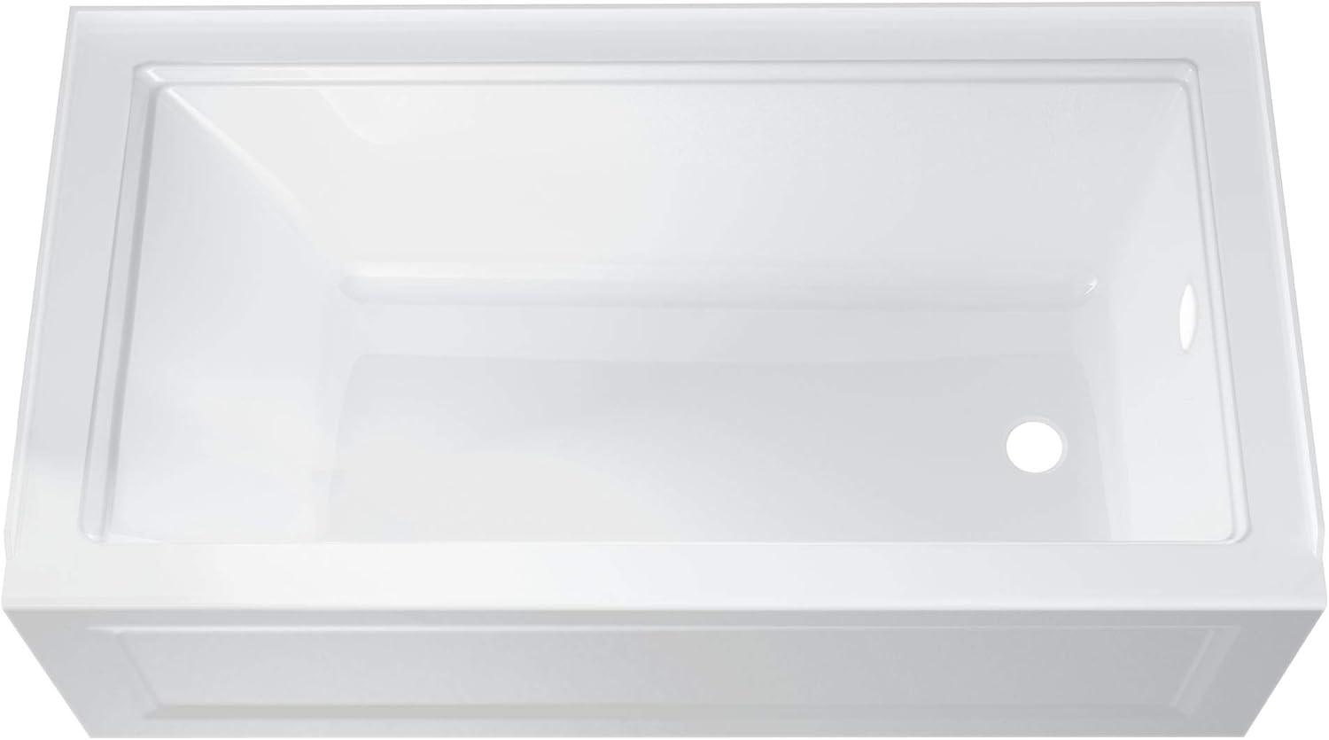 Town Square S 60'' x 32'' Alcove / Tile In Soaking Fiberglass Bathtub