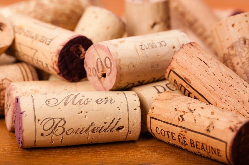 Premium Recycled Corks, Natural Wine Corks From Around the World 100 Count