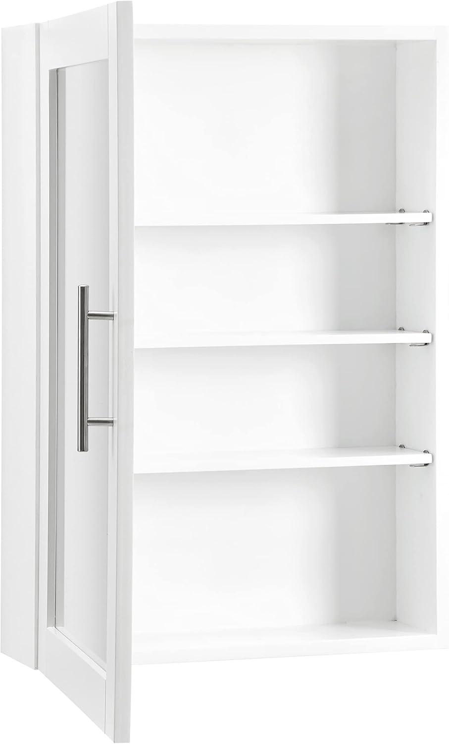 Crosley Savannah Medicine Cabinet White : Microfiber, Machine Washable, Non-Slip Backing