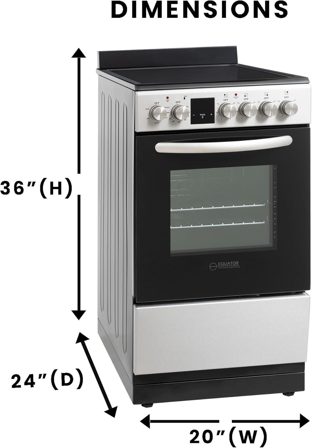 Equator Tiny Home Ultra Compact Appliance Pack- Combo Washer-dryer+dishwasher+cooking Range+refrigerator+microwave