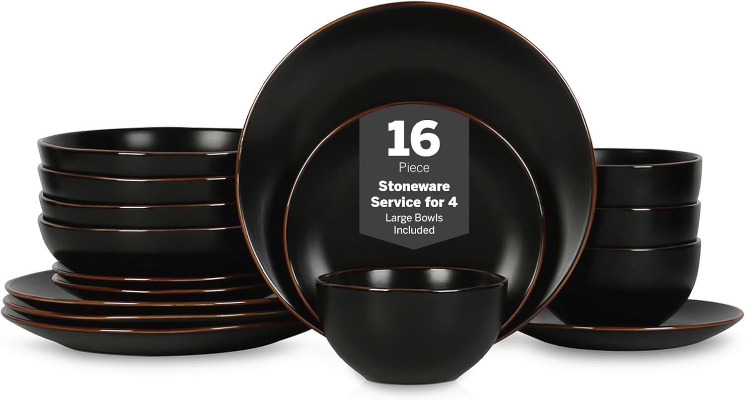 Brasa 16-Piece Dinnerware Set Stoneware