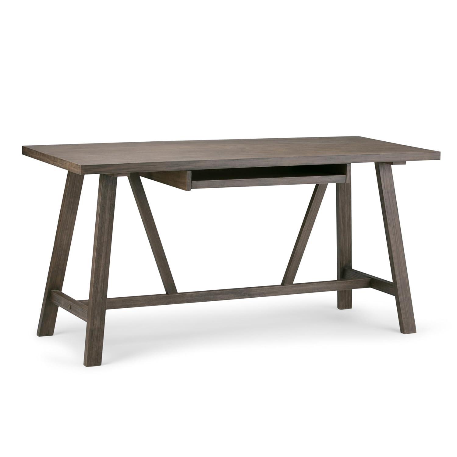 Simpli Home Dylan Solid Wood Desk