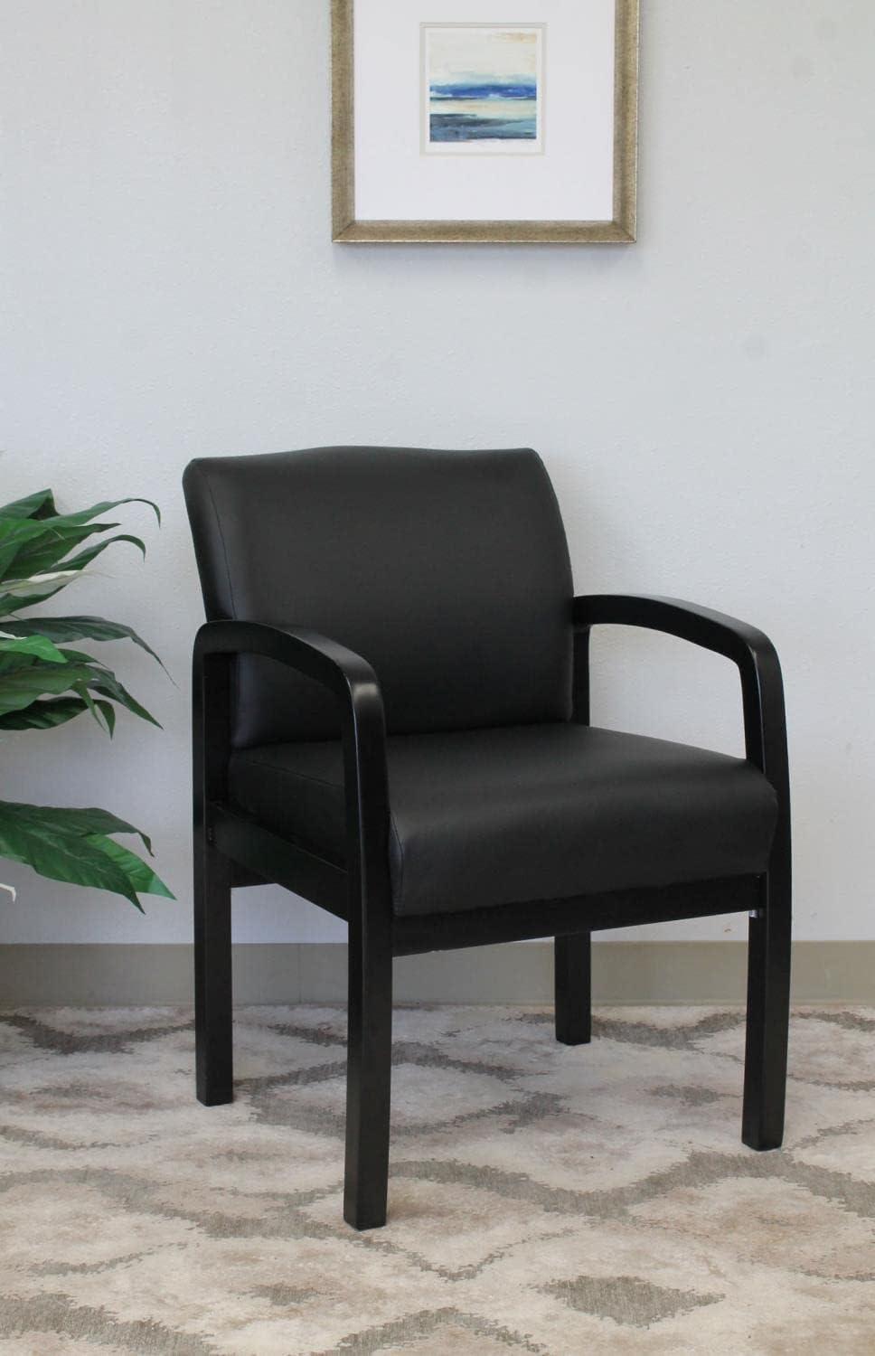 Office Guest Chair Black - Boss Office Products