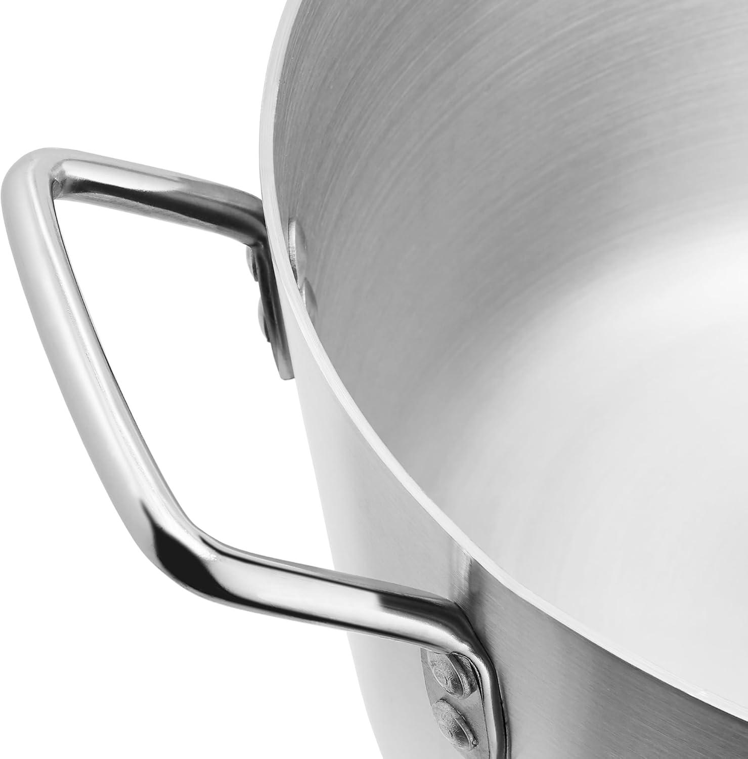 GRIDMANN Aluminum Sauce Pan & Silicone Handle, NSF Professional Cookware