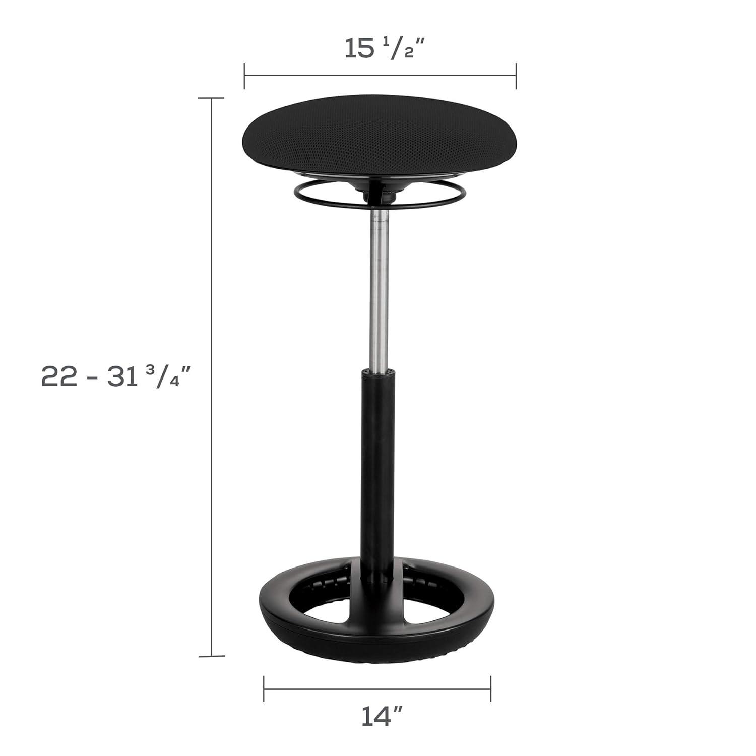 Safco Products Company Twixt Active Height Adjustable Industrial Stool