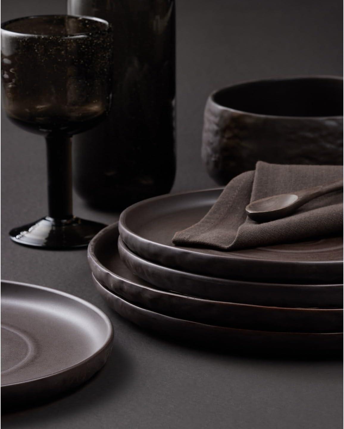 Shosai Stone by Mercer Project Shosai 16-Piece Dinnerware Set Stoneware